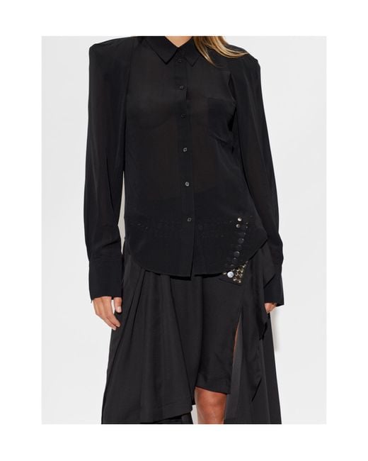 IRO Black Long-Sleeved Shirt