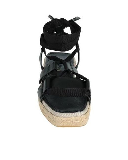 Max Mara Black Solid Colour Espadrilles