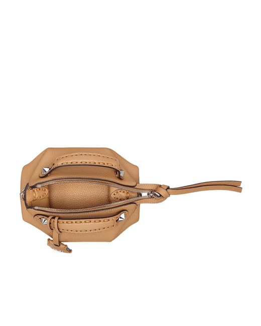Fendi Brown By The Way Soft Mini Selleria Shoulder Bag