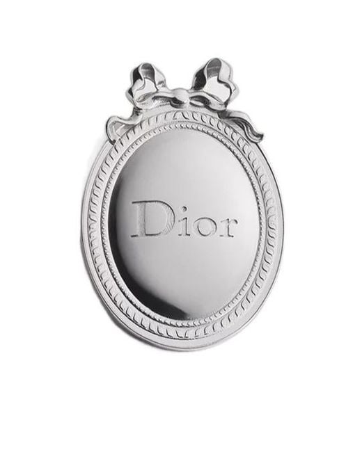 Dior Gray Médaillon Brooch for men