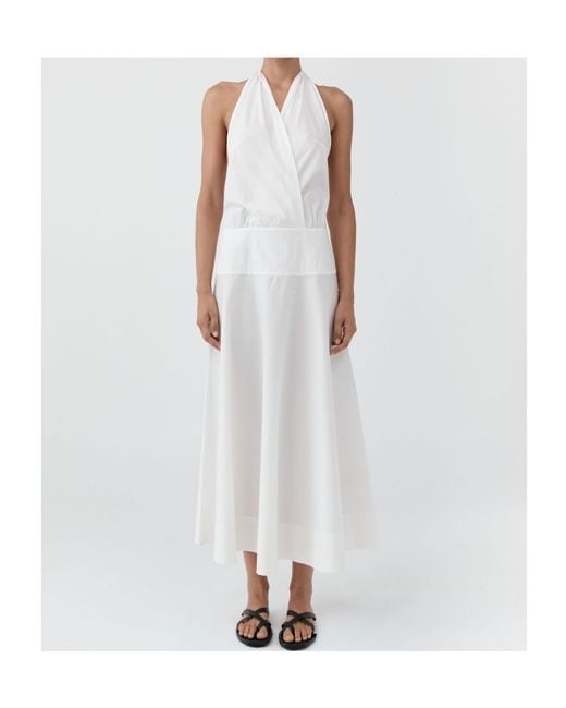 St. Agni White Sleeveless Dress