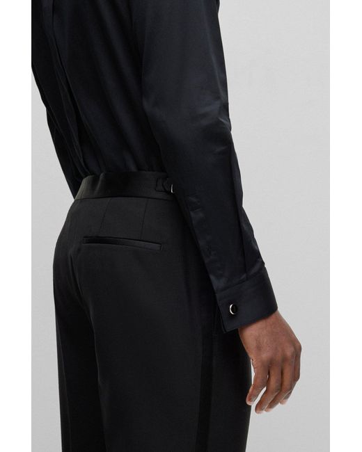 Boss Black H-Genius Slim-Fit Tailored Trousers for men