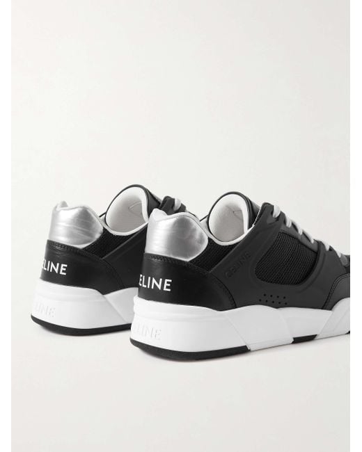 Celine Trainer Ct-07 Low Lace-Up Sneaker in Black for Men | Lyst