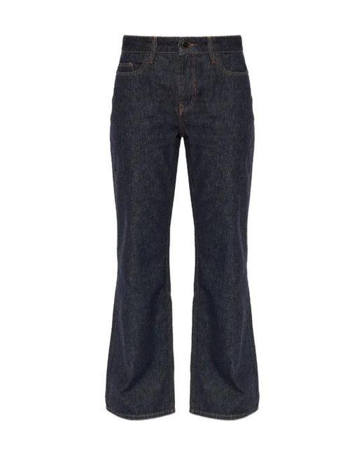 AllSaints Blue Ember Wide-Leg Jeans