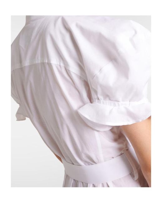 Vivienne Westwood White Short-Sleeved Shirt Dress