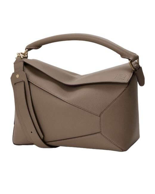 Loewe Brown Medium Puzzle Edge Bag