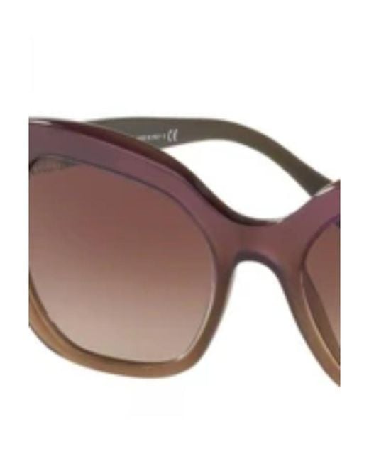 BVLGARI Brown Square Sunglasses