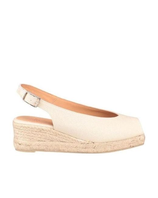 Castaner Natural Castañer Dosalia Peep-Toe Espadrilles