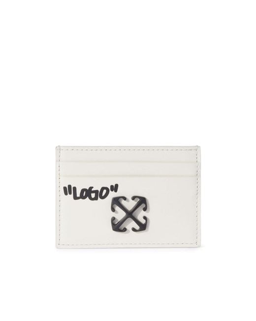 Off-White c/o Virgil Abloh White Jitney Quote Card Holder