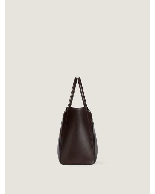 Givenchy Black Structured Logo Detailed Tote Bag