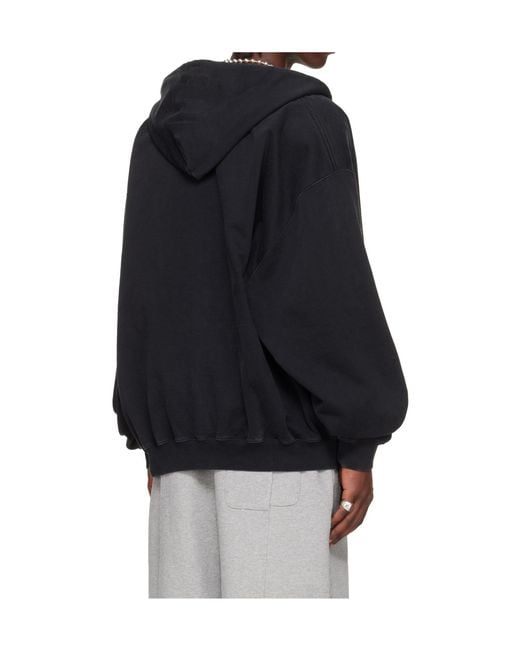 Vetements Blue Taped Zip-Up Hoodie for men