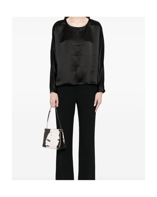 By Malene Birger Black Long-Sleeved Blouse