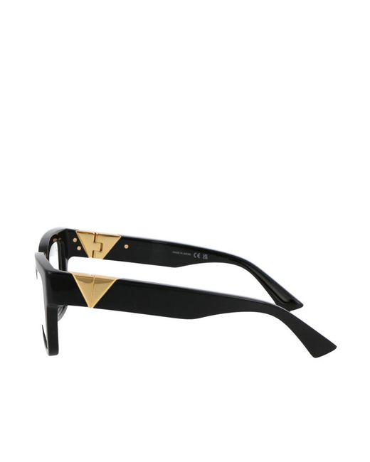 Bottega Veneta White Eyewear Square-Frame Glasses