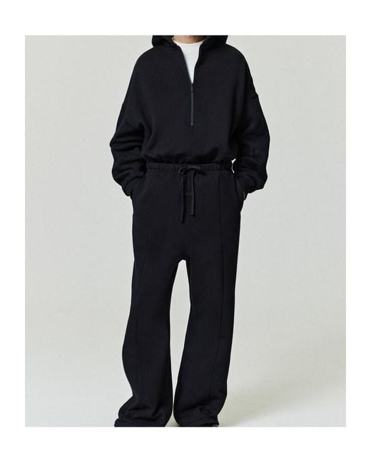 Fear Of God Black Half-Zip Hoodie for men
