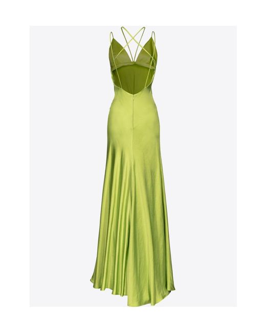 Pinko Green Maxi Dress