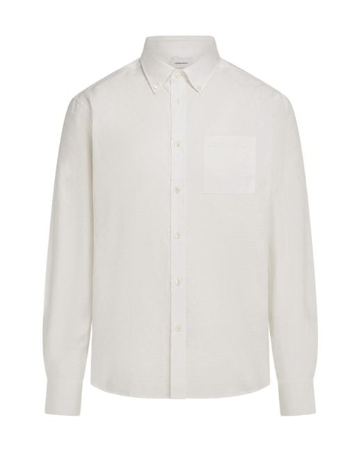 Ferragamo White Long Sleeve Shirt