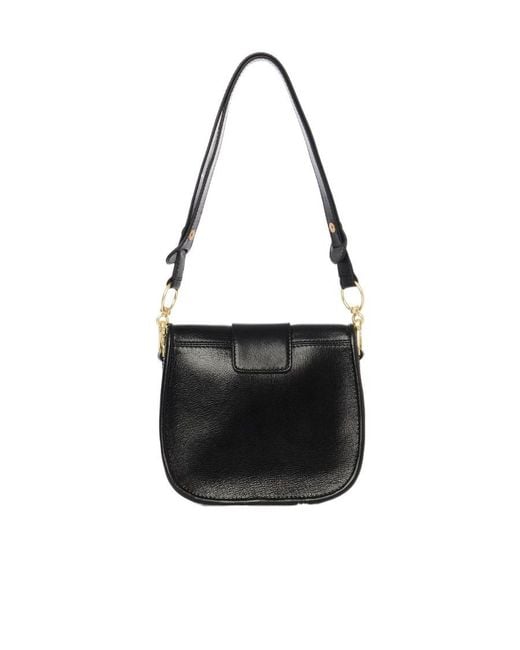 See By Chloé Black Saddie Leather Crossbody Bag