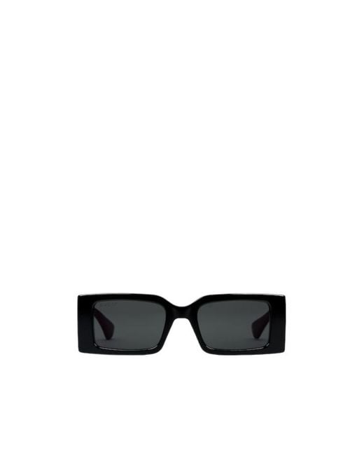 Gucci Black Eyewear Square Frame Sunglasses
