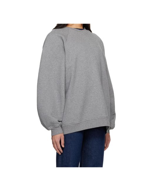 Agolde Gray Valma Sweatshirt