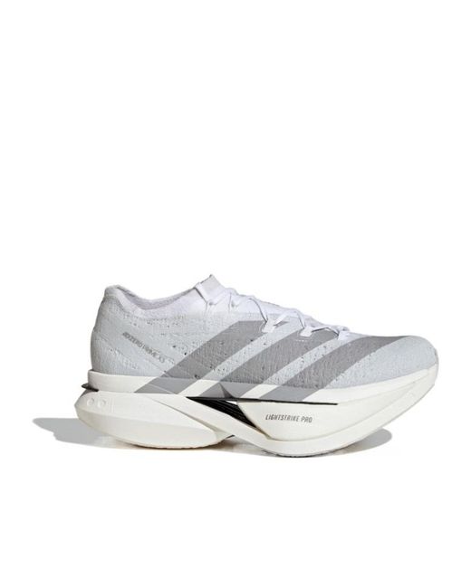 Adidas Originals White Adizero Prime X3 Strung Sneakers for men