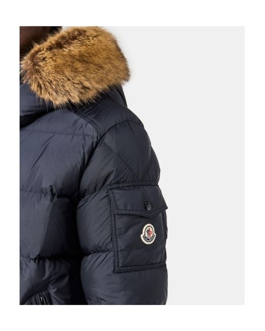 Moncler Blue Medium Solid Jacket for men