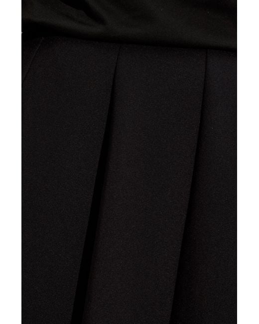 Fabiana Filippi Black Flared Midi Skirt