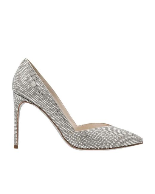 Rene Caovilla White Pointed-Toe Pumps