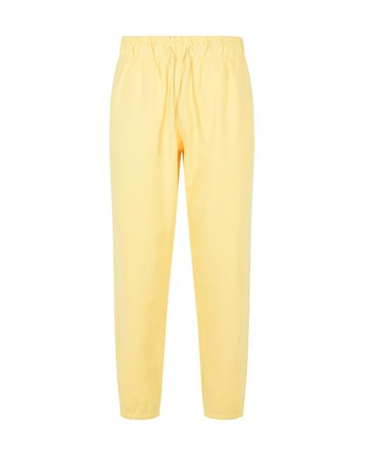New Balance Yellow Drawstring Sweatpants for men