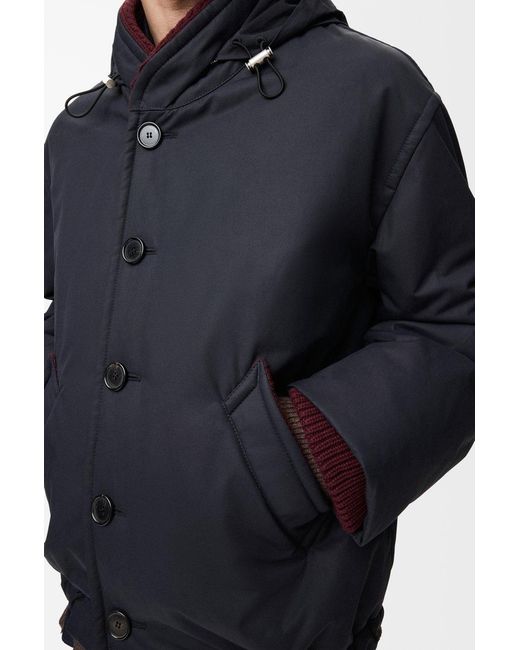 Loewe Blue Technical Padded Jacket for men