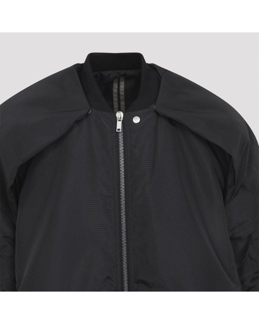 Rick Owens Blue Long Sleeve Zip-Up Jacket for men