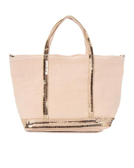 Vanessa Bruno Natural Sequined Shoulder Bag