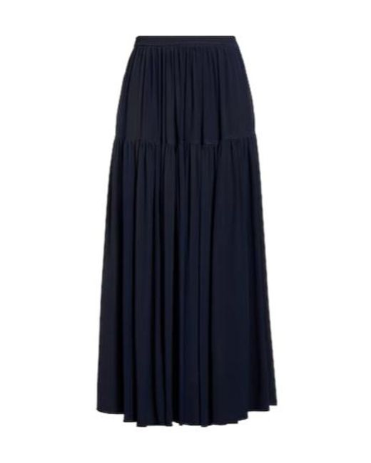 Chloé Blue Chiffon A-Line Skirt