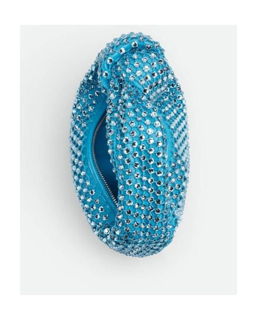 Bottega Veneta Blue Logo Mini Handbag