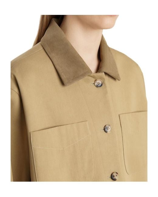 Khaite Natural Collared Casual Jacket