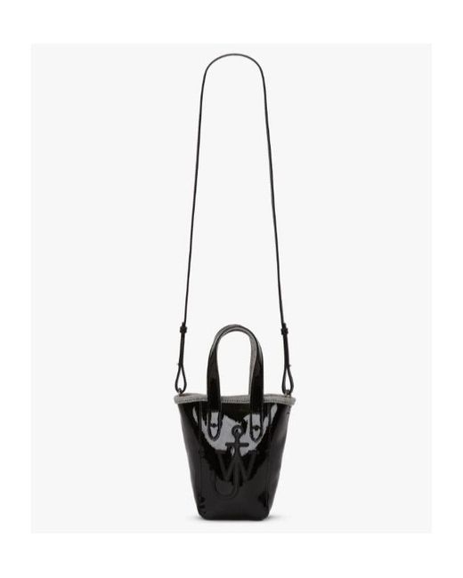 J.W. Anderson Black Jw Anderson Anchor Patch Mini Belt Tote Bag