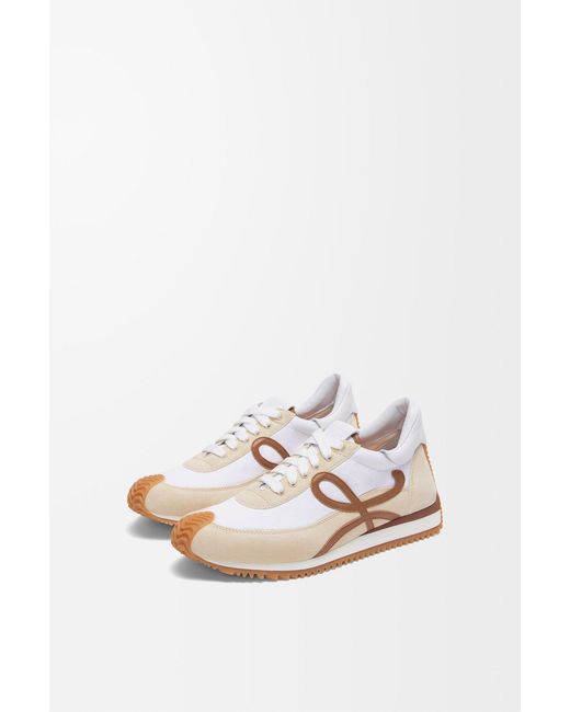Loewe Multicolor Flow Runner Suede And Leather Sneakers