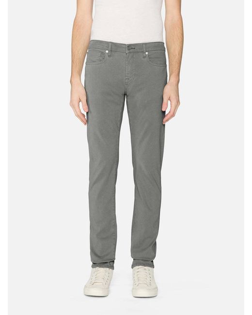 FRAME Gray Straight-Leg Chino Trousers for men