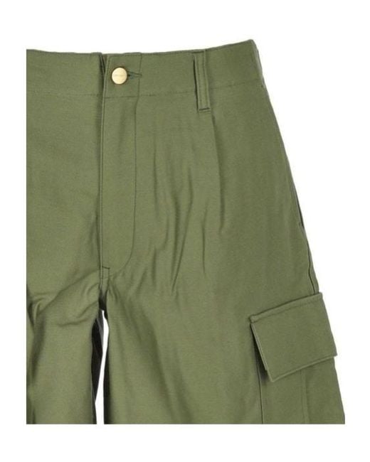 Junya Watanabe Green Pocket Detailed Cargo Shorts for men