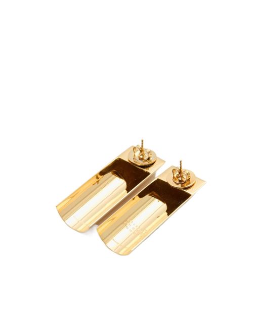 MM6 by Maison Margiela Metallic Numeric Drop Earrings