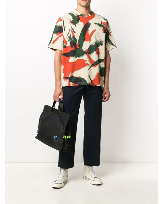 KENZO Blue Ankle-Exposed Casual Pants for men