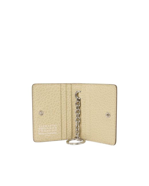 Maison Margiela Gray Keyring Card Wallet for men