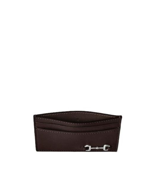 Gucci Multicolor Horsebit Card Holder for men