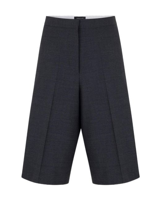 Fabiana Filippi Blue Straight-Leg Shorts