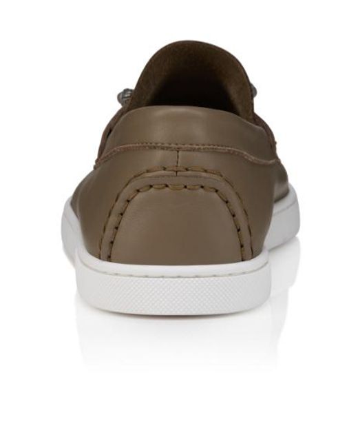 Christian Louboutin Brown Chambeliboat Yacht for men