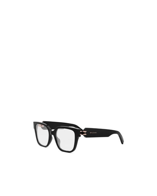 BVLGARI White Bulgari Square Frame Glasses