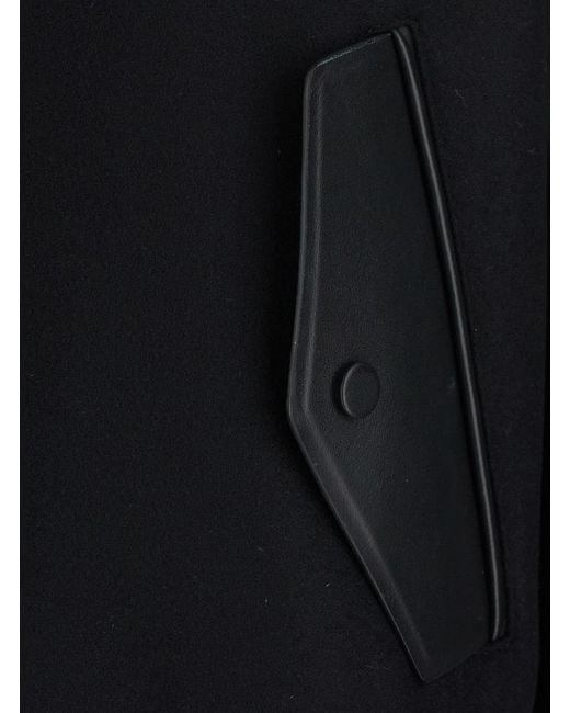 Givenchy Black Contrast Trim Bomber Jacket for men