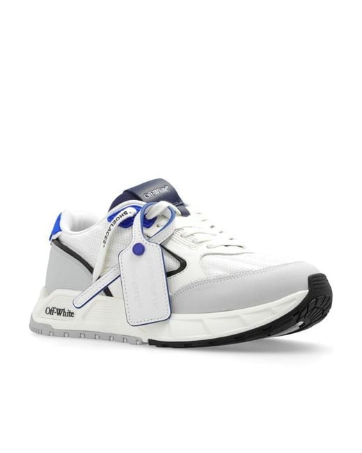 Off-White c/o Virgil Abloh White Logo Detailed Lace-Up Sneakers