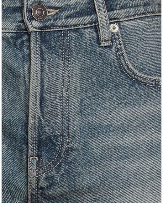 Balenciaga Blue Dark Denim Shorts