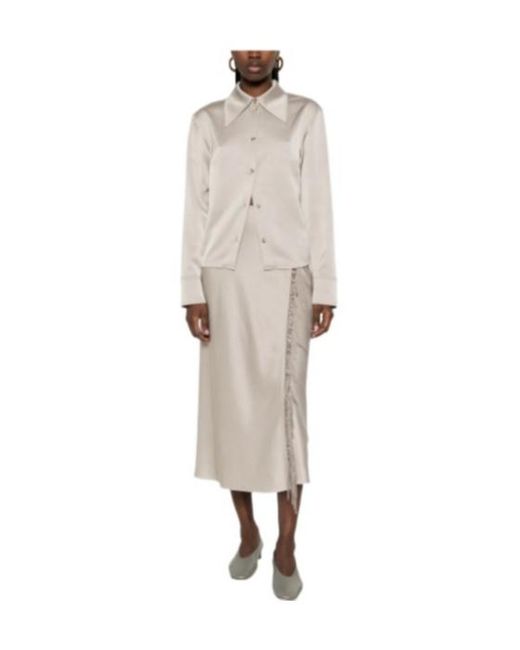 Nanushka Natural Button-Fastening Shirt