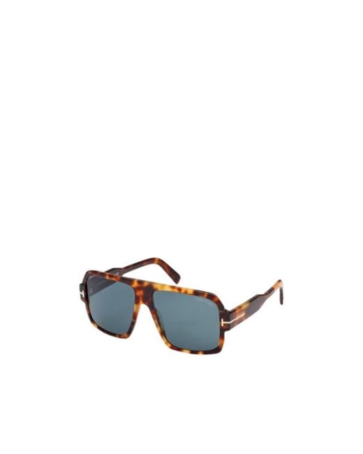 Tom Ford Blue Logo Sunglasses for men